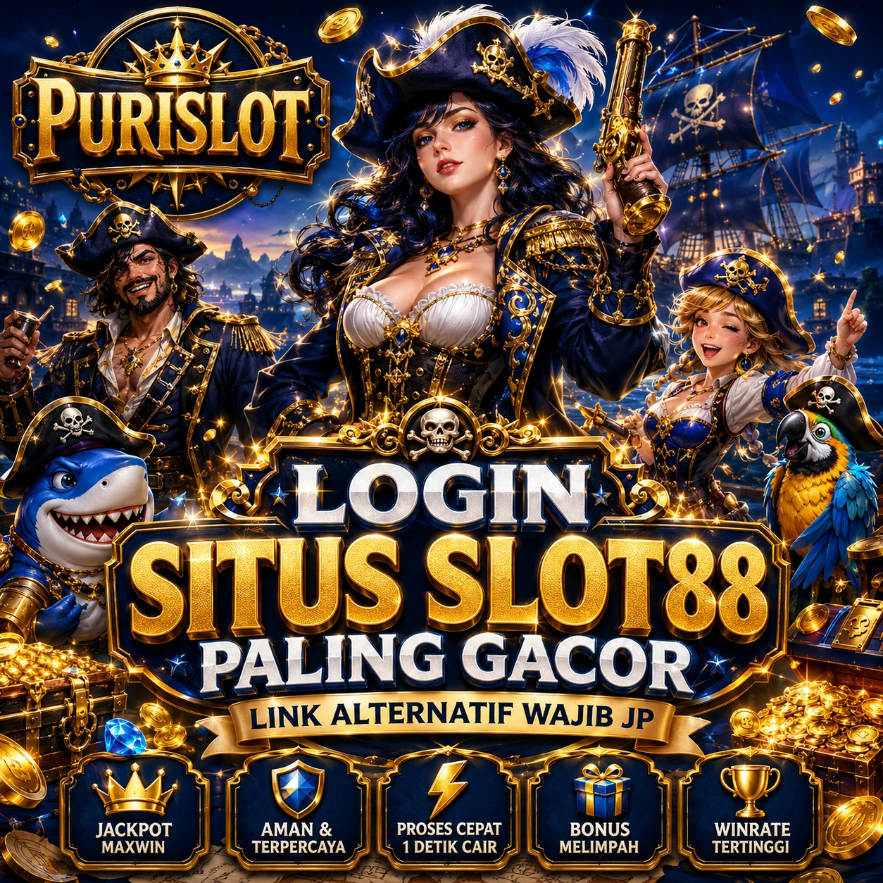 PURISLOT Login: Situs Slot88 Paling Gacor & Link Alternatif Wajib JP