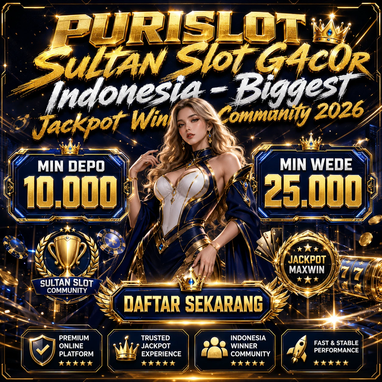 PURISLOT 👑 Sultan Slot G4c0r Indonesia - Biggest Jackpot Winner Community 2026